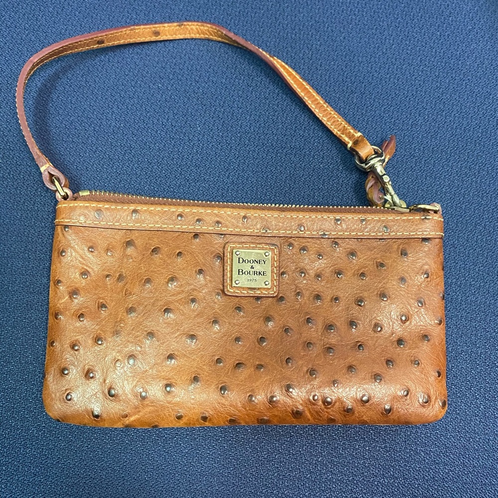 Dooney & Bourke zip wristlet with strap
